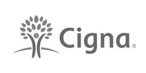 Cigna logo with tree and person icon